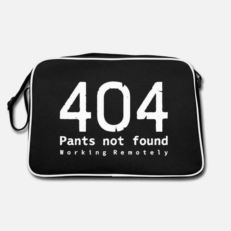 Homeoffice 404 Error Funny Retro Tasche
