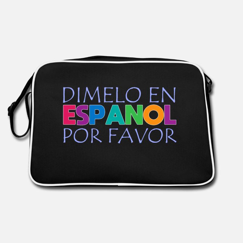 Spanisch Spanisch Lehrer Sprache Retro Tasche