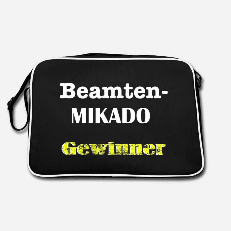 Beamten-Mikado-Gewinner Retro Tasche