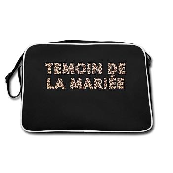 Witness of The Leopard Bride - Retro Bag - black/white - Back