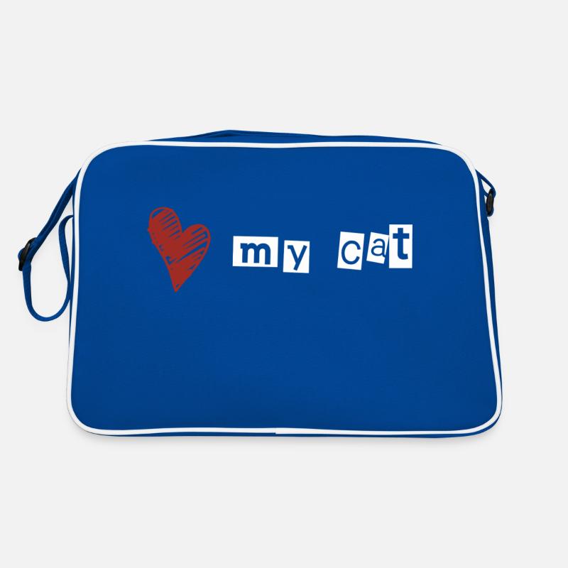 J’adore mon chat Sac Retro