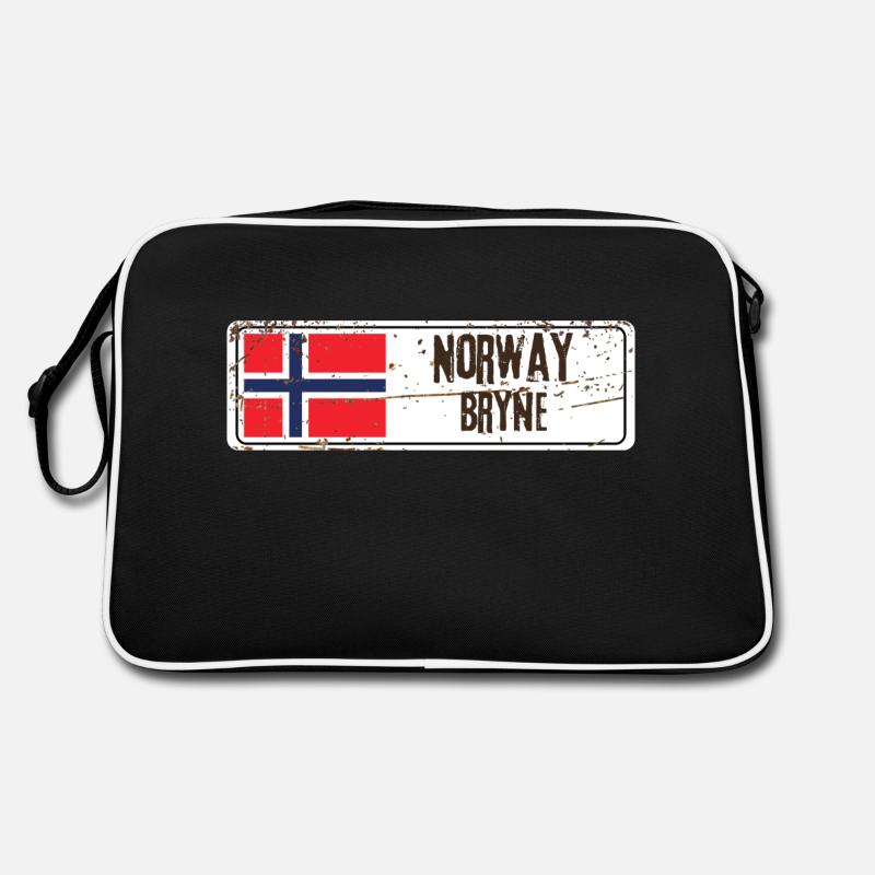 Bryne Norway Flag Retro Bag