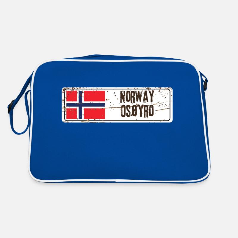 Osoyro Drapeau de la Norvège Sac Retro