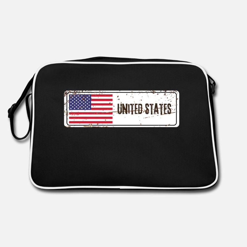 United States Flag Retro Bag