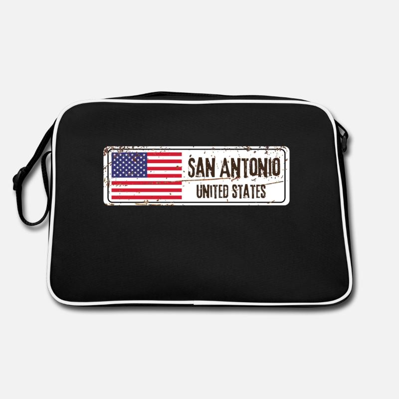 Drapeau de San Antonio Sac Retro