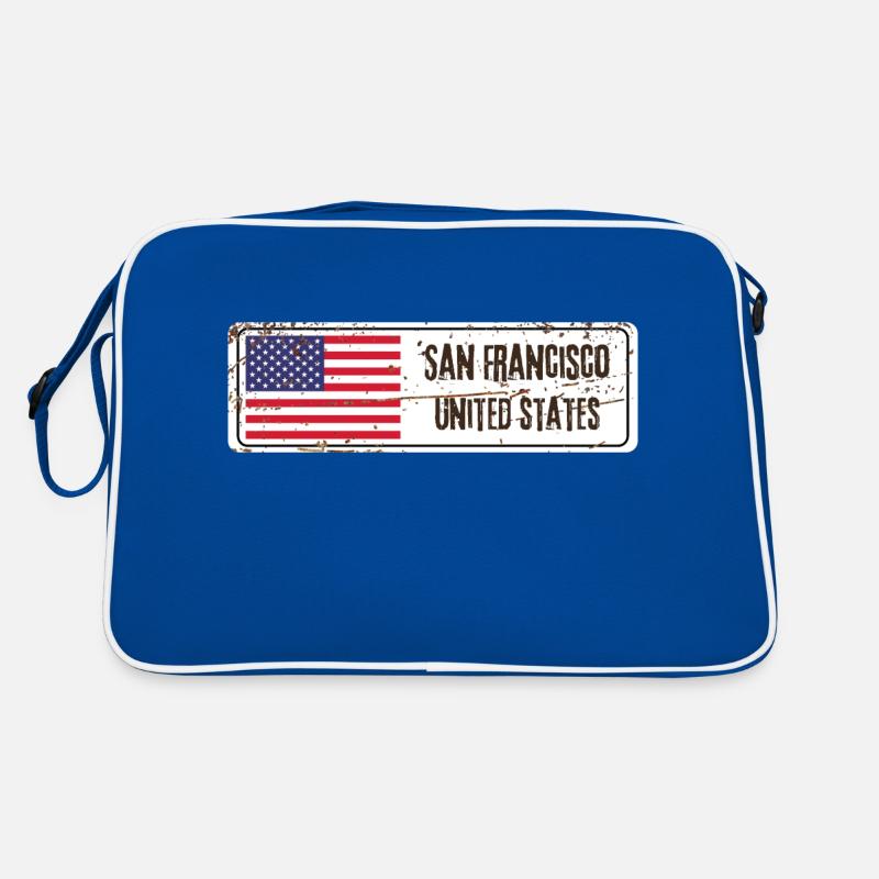 Drapeau de San Francisco Sac Retro