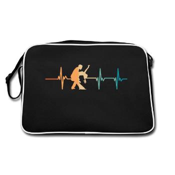 Battement de cœur danse - Sac Retro - noir/blanc - Dos