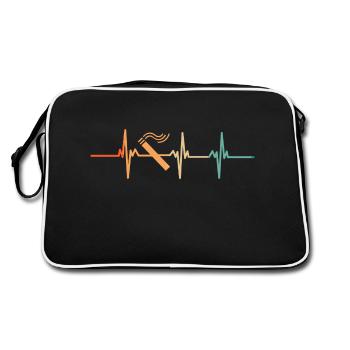 Battement de cœur Cigarette - Sac Retro - noir/blanc - Dos