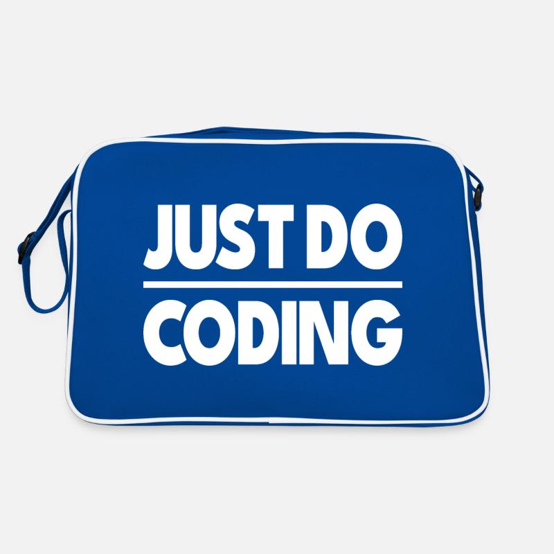 Just Do Coding - IT - Programmieren Retro Tasche