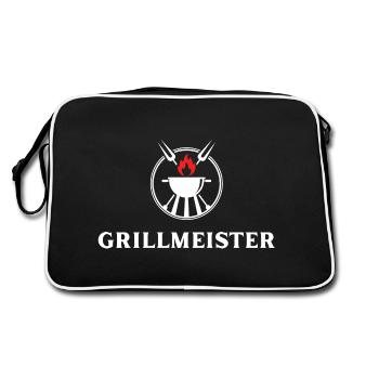 Grillmeister - Sac Retro - noir/blanc - Dos