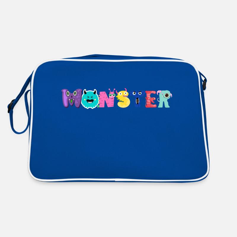 Monster Alphabet Retro Bag