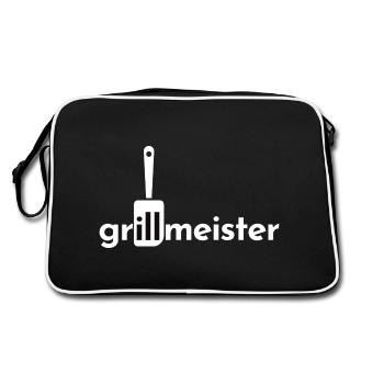 Grillmeister - Sac Retro - noir/blanc - Dos