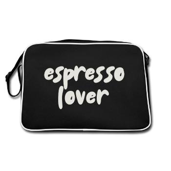 Espresso Lover - Retro Bag - black/white - Back