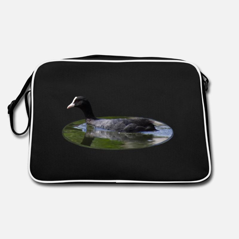 Blässhuhn Retro Tasche