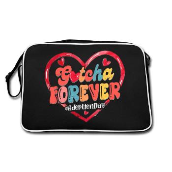 Gotcha Forever Adoption Family - Retro Bag - black/white - Back