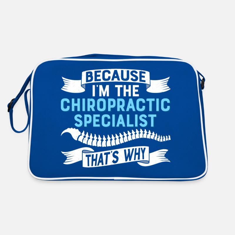 Because I'm The Chiropractic Physical Therapist Ch Retro Bag