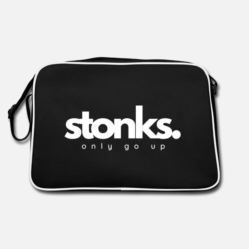Stonks only go up Retro Tasche