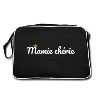 Maman chérie - Sac Retro - noir/blanc - Dos