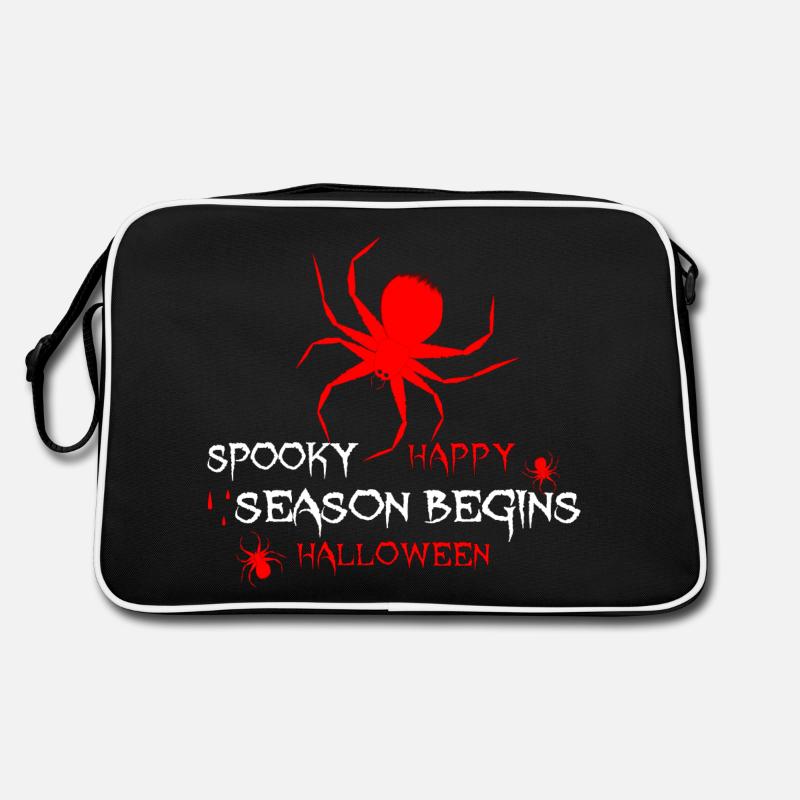 Halloween araignée temps effrayant Sac Retro