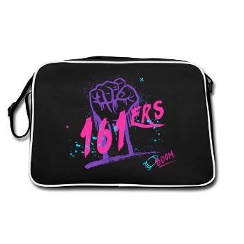 161ers wont Jinx it - Merch of Legends - Retro Tasche - Schwarz/Weiß - Hinten
