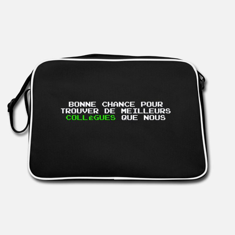 Man Humor Co-worker Departure Gift Retro Bag