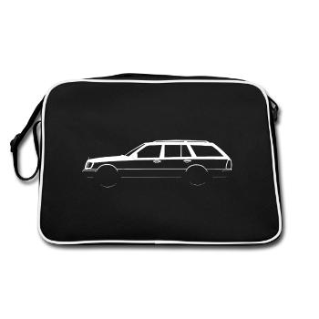 S124 Car Vintage Vintage German German Retro - Retro Bag - black/white - Back