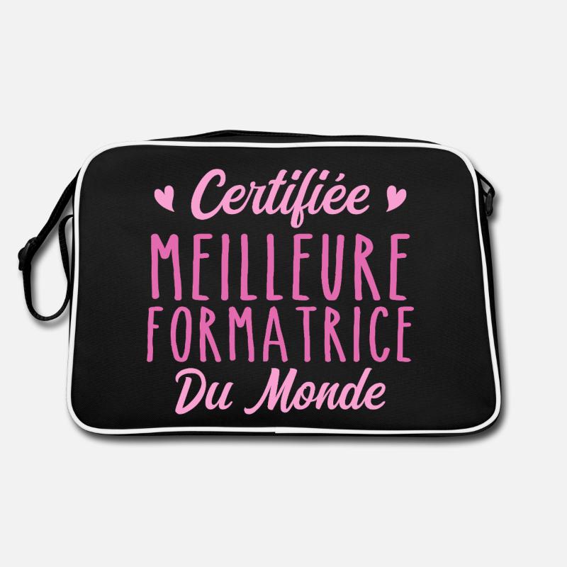 Certifiée meilleure formatrice du monde Sac Retro