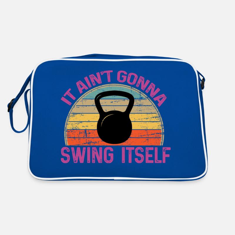 Il ne va pas se balancer drôle de kettlebell Sac Retro