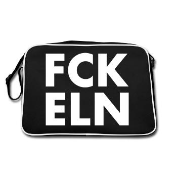 Fck eln - Sac Retro - noir/blanc - Dos
