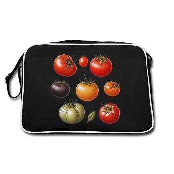 Tomates - Sac Retro - noir/blanc - Dos