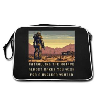 Patrolling the Mojave - Retro Bag - black/white - Back