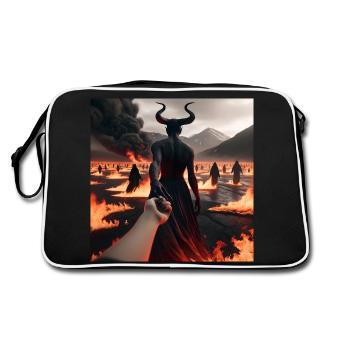 Follow Me to the Abyss - Infernal Devil's Pact #01 - Retro Bag - black/white - Back
