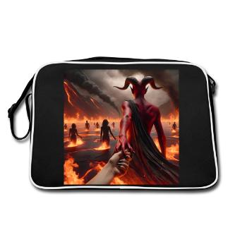 Follow Me to the Abyss - Infernal Devil's Pact #02 - Retro Bag - black/white - Back