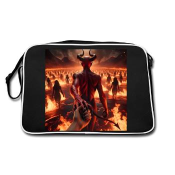 Follow Me to the Abyss - Infernal Devil's Pact #11 - Retro Bag - black/white - Back