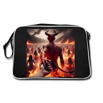 Follow Me to the Abyss - Infernal Devil's Pact #12 - Retro Bag - black/white - Back