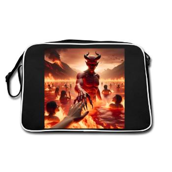 Follow Me to the Abyss - Infernal Devil's Pact #14 - Retro Bag - black/white - Back