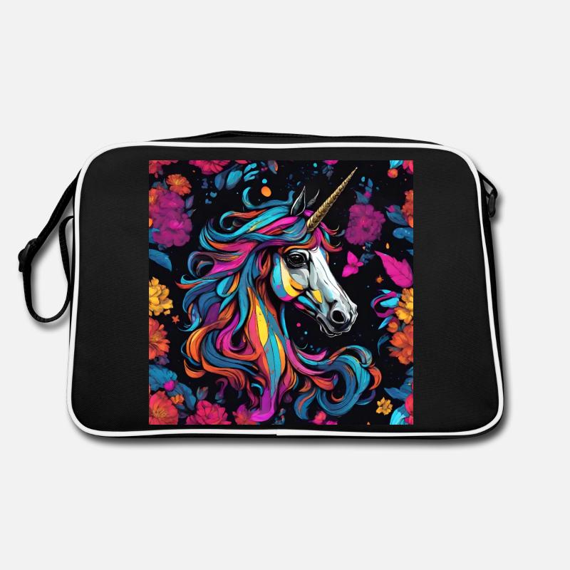 Fantasy Einhorn Pop Art Retro Tasche
