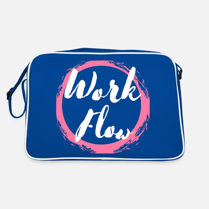 Work Flow Focus Concentrate Productive Efficiency Retro Bag