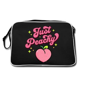 Pink Just Peachy - Retro Bag - black/white - Back