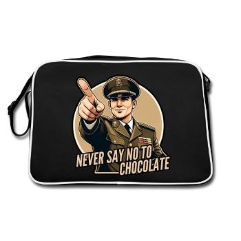 Ne dites jamais non au chocolat - Sac Retro - noir/blanc - Dos