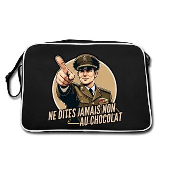 Ne dites jamais non au chocolat - Sac Retro - noir/blanc - Dos