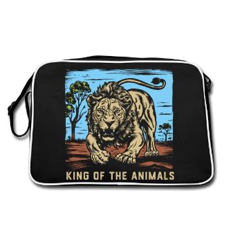 Lion d’Afrique 2024 03 - Sac Retro - noir/blanc - Dos