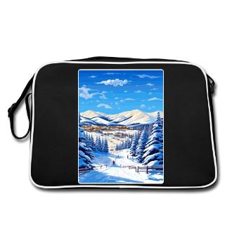 Beaver Creek Ski St Anton Affiche de voyage souvenir - Sac Retro - noir/blanc - Dos
