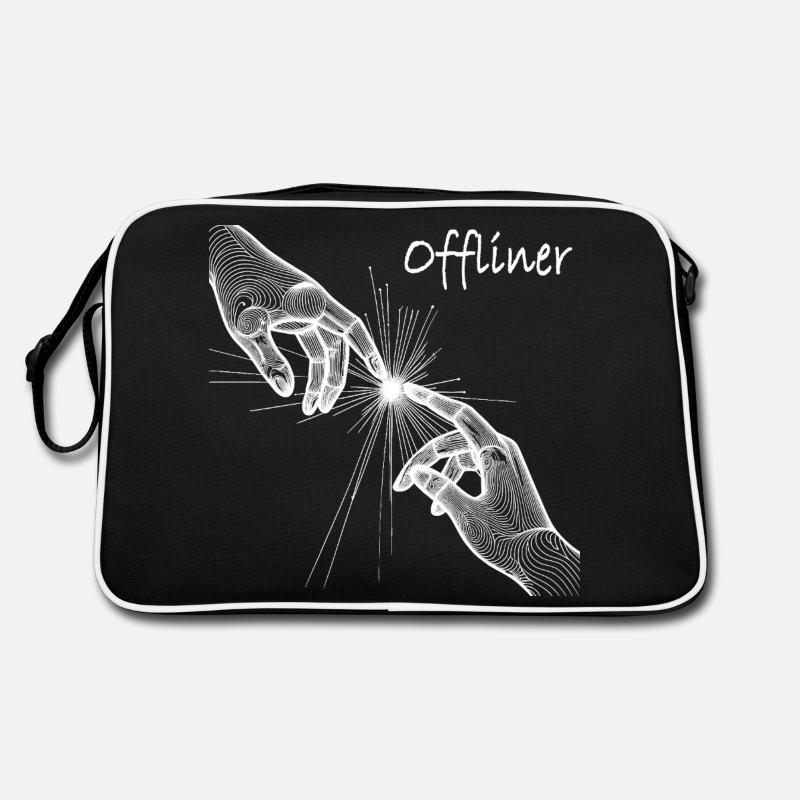 Hände Offliner Retro Tasche
