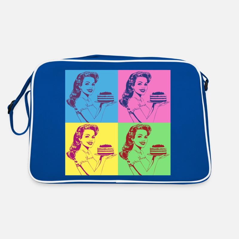 Cuisson Gâteau Cuisson Reine Cuisson Fée Boulanger Pop Art Sac Retro