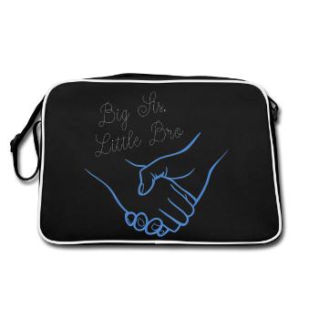 Amour fraternel - Sœur et frère - Sac Retro - noir/blanc - Dos
