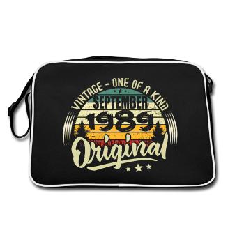 September 1989 Anniversary 1989 September 1989 - Retro Bag - black/white - Back