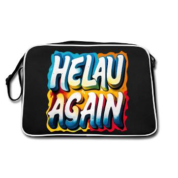 Helau Again Carnival Carnival - Retro Bag - black/white - Back