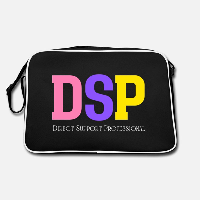 Direct Support Professional - Retro Bag - black/white