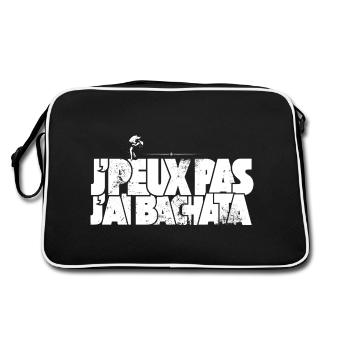J'peux pas j'ai Bachata - Sac Retro - noir/blanc - Dos